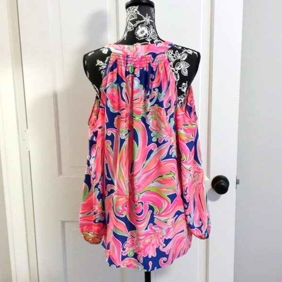💞VERY HTF Lilly Pulitzer💞 - Sunny Shoulder Elsa Top - Picture 2 of 12